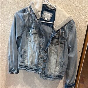 Denim Jacket with Hood